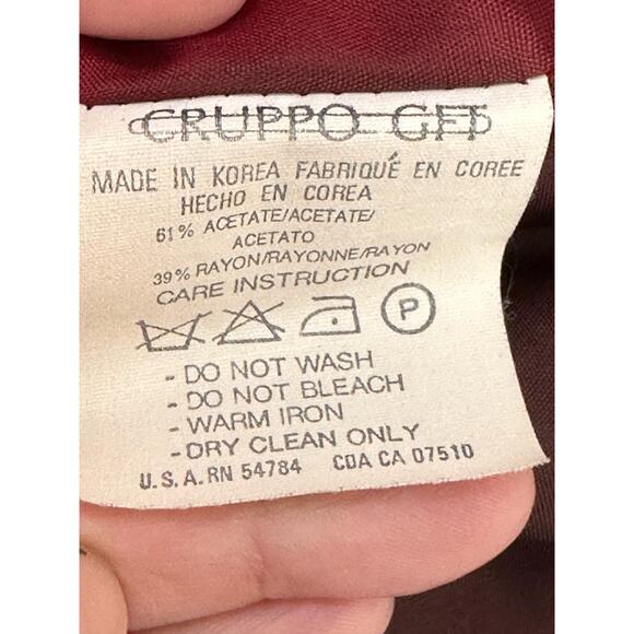 Emanuel Ungaro vintage brown three button blazer size 14 - Picture 5 of 8